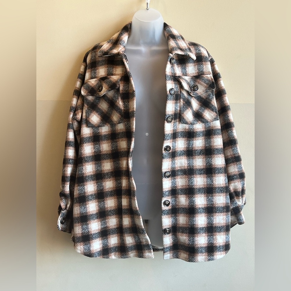 Time and Tru Flannel Shirt Jacket